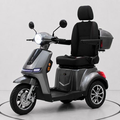 Seniorenmobil Mobility Scooter 1000W 60V 30AH 25km/h Elektromobil COC EEC Grau
