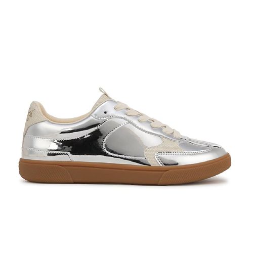 Blowfish Malibu Silberne Schnür-Sneaker für Damen - Tastic