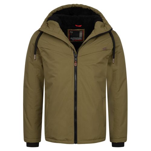 Alessandro Salvarini heren winterjas AS-331 met teddyvoering en capuchon