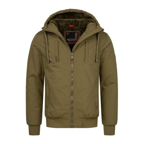 Alessandro Salvarini heren winterjas AS-320 met teddyvoering & capuchon – warm & stoer