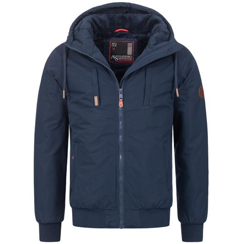 Alessandro Salvarini heren winterjas AS-320 met teddyvoering & capuchon – warm & stoer