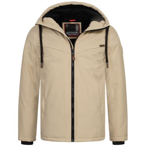 Alessandro Salvarini heren winterjas AS-331 met teddyvoering en capuchon