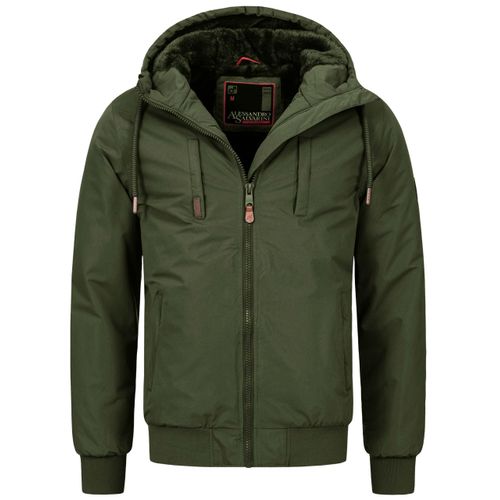 Alessandro Salvarini heren winterjas AS-320 met teddyvoering & capuchon – warm & stoer