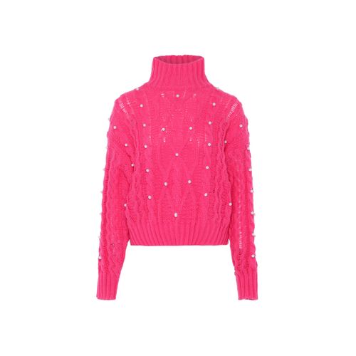 Faina trui met parels Dames roze