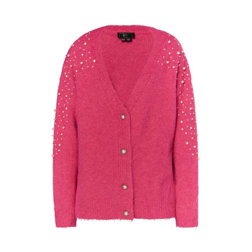 Faina Vest met parels Dames roze
