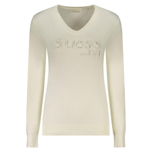 Guess Jeans Bianco Viscose Dames Langzaam Shirt