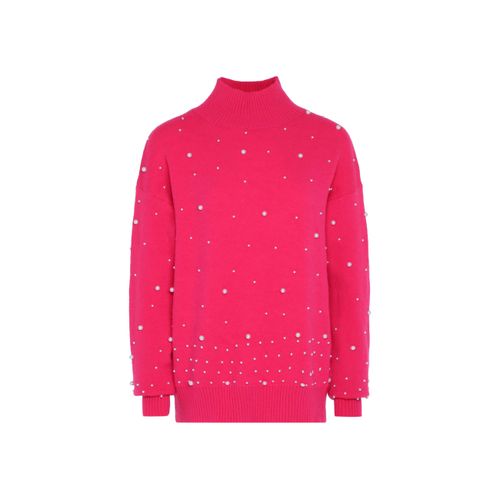 Faina trui met parels Dames roze