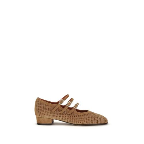 Carel Parijs Beige Kalfsleer Bos Taurus Ballerina's