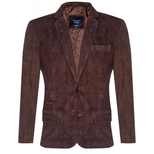 Blazer suède jas Zachte Italiaanse leren jas