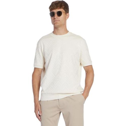 Aeden Silver tee off white