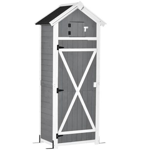 4goodz Outsunny tuinkast houten berging 182cm -