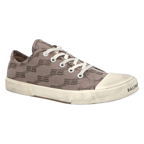 Balenciaga Parijs Lage Bb Monogram Bruin