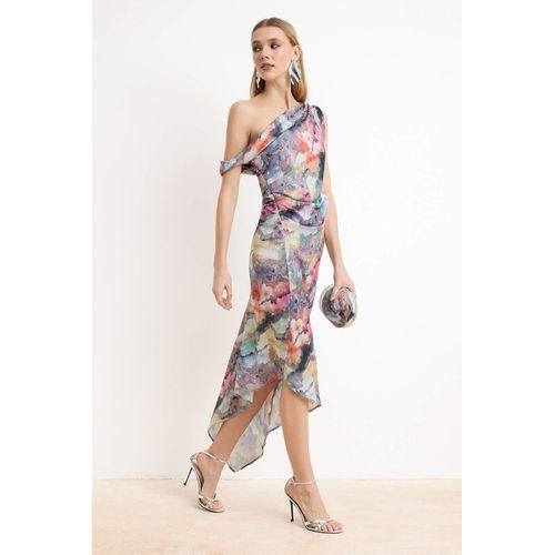 Maxi-jurk met print voor dames, mouwloos, chique/nachtelijk