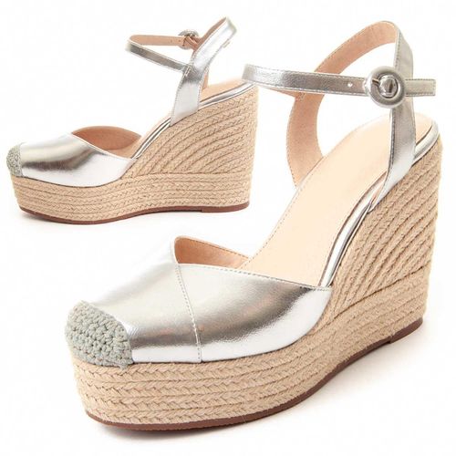 Montevita Wedge Sparto Wesparto4 In Zilver