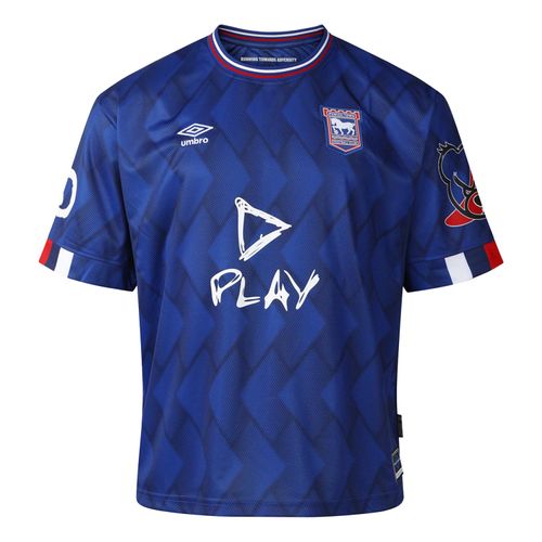 Umbro Heren Ed Sheeran Ipswich Town FC Shirt (Blauw)