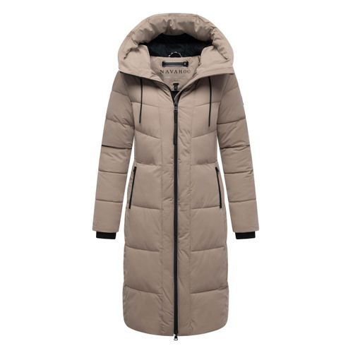 Navahoo dames wintermantel SCHOKOKUSS – elegant, warm & functioneel