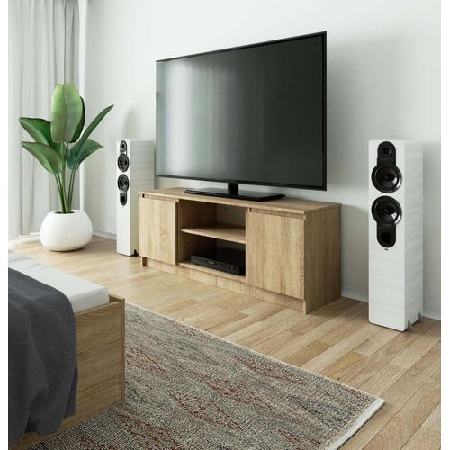 TV-Möbel mit Türen YMARIN – Sonoma Eiche
