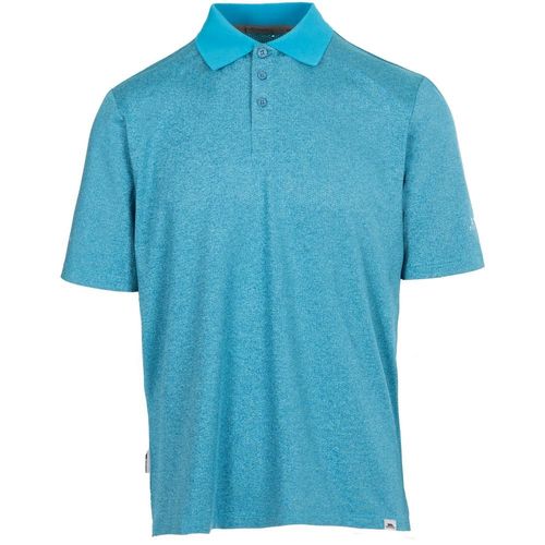 Trespass Heren Gedding Poloshirt (Vijverblauw gemêleerd)