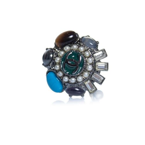 Chanel, multikleurige clipsierraad