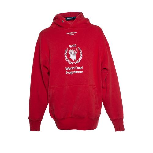 Balenciaga, Wereldvoedselprogramma hoodie in het rood