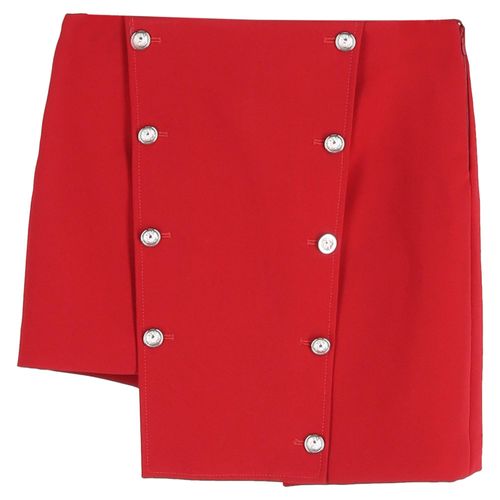 Versus Versace asymmetrische minirok in rode polyester