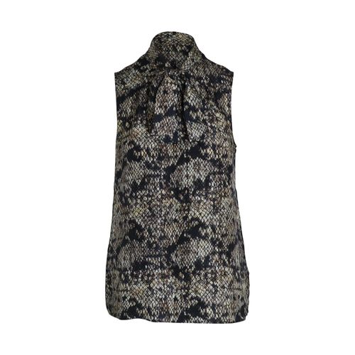 Theory Arilia Snake Lace Top in Multicolor Silk
