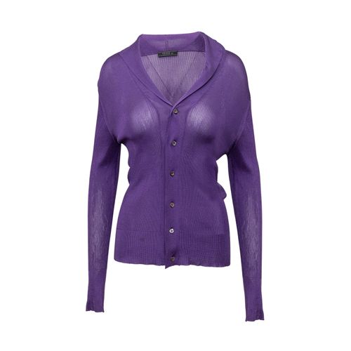 Prada zijden top met ribbels - jaren '10