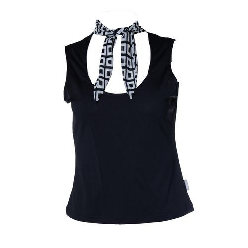 Versace jeans couture, Zwarte sjaaltop
