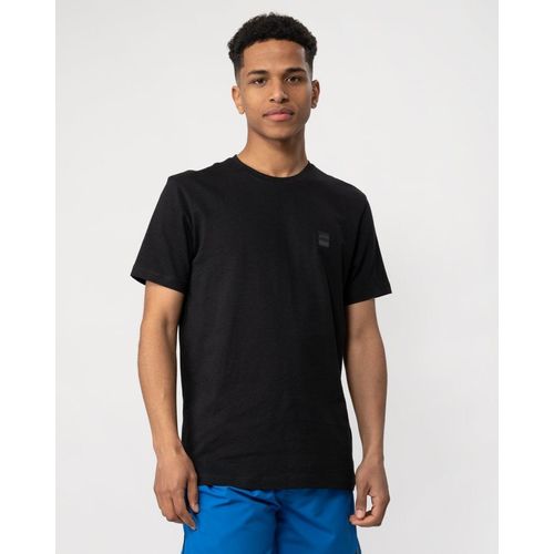 BOSS Orange Tales Heren Katoen-Jersey T-shirt Met Logopatch NOS