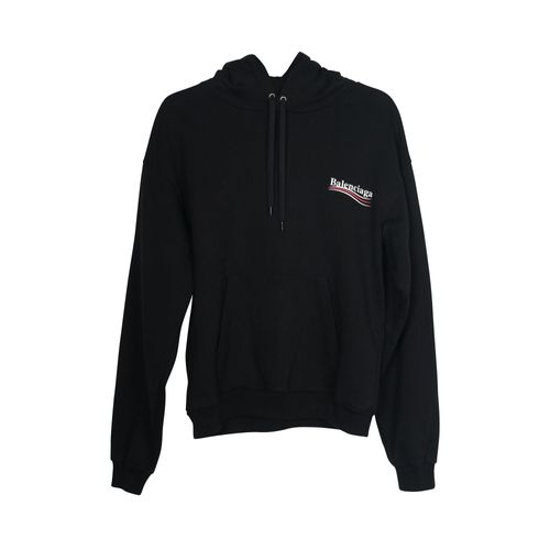 Balenciaga Politieke Campagne Hoodie in Zwarte Katoen