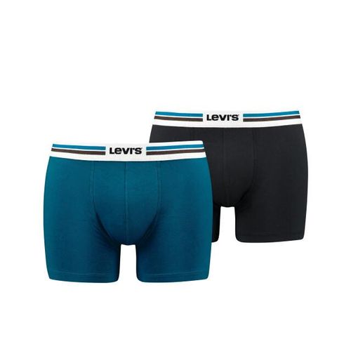 Levi's Placed sportswear logo boxer 2-pack 701222843 010 ocean dephts