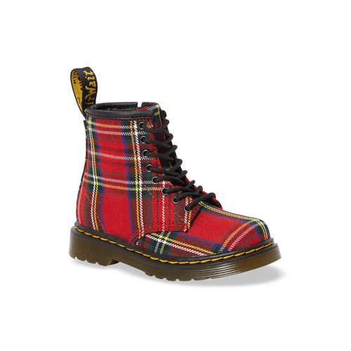 Dr. Martens 1460 Tartan T Red Stewart Tartan Fabric Rot - Große 23