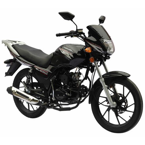 Motorrad Fighter 50 Sprint-S schwarz 45 km/h Euro 5 Schaltmoped Mokick 50ccm 4 Takt Kleinkraftrad Krad
