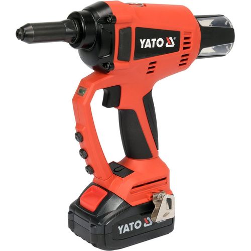 Yato Nietmaschine 18V Ladegerät Akku 3Ah
