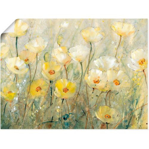 Wandbild ARTLAND "Sommer in voller Blüte II", gelb (farbe bild(er): gelb), B:60cm H:45cm, Bilder, als Leinwandbild, Poster in verschied. Größen
