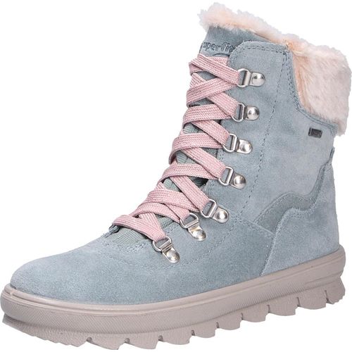 Superfit Mädchen Stiefel, grün(hellgrnrosa (7)), Gr. 28