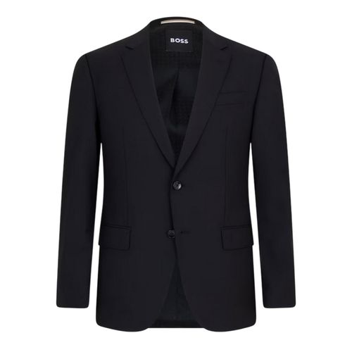 Boss Heren Colbert met Revers (Zwart)
