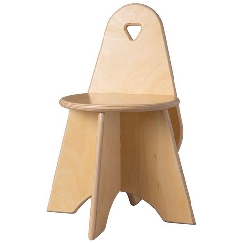 Van Dijk Toys Holzstuhl Apollo fr Kleinkinder - Natur (Kindergartenqualitt)