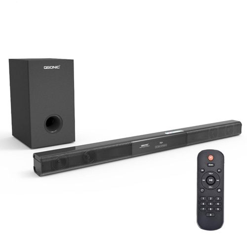 Soundbar für TV Geräte, Soundbar mit Subwoofer für Fernseher 2.1 Soundbar(Bluetooth 5.0 Home Theater Surround Sound System )