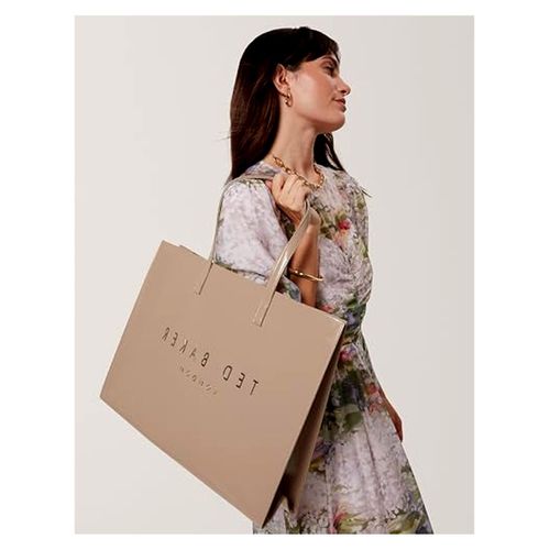Baker Damen Crinkle Extra Large Icon Bag, Stone