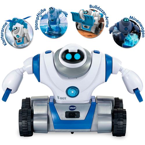 Roboter VTECH "V-Bot", bunt, Roboter, KinderB:25,8cm H:24,5cm T:19cm, Kunststoff, B:25,8cm H:24,5cm T:19cm