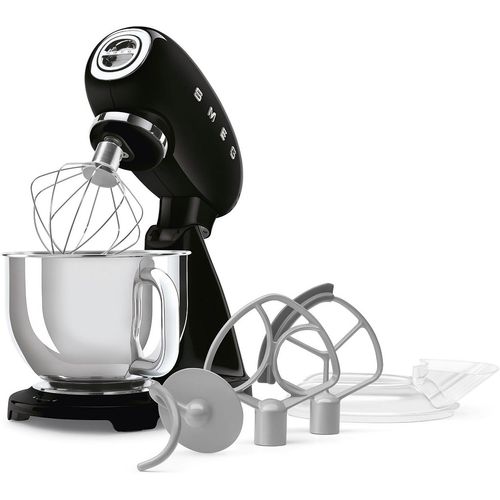 SMEG Küchenmaschine "SMF05", schwarz, B:40,5cm H:37,8cm T:22,1cm, Küchenmaschinen, Küchenmaschine