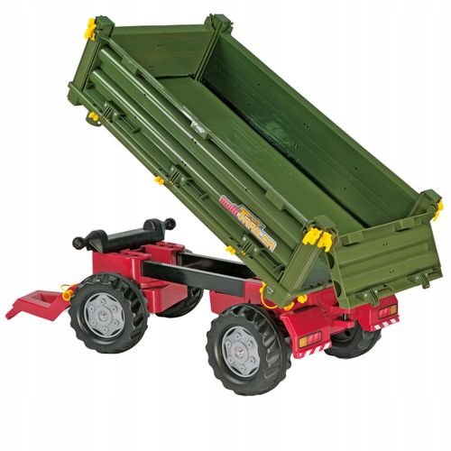 rolly toys Multi Trailer Zweiachs-Dreiseitenkipper grün, Maße: 113x45,5x48 cm; 12 500 5