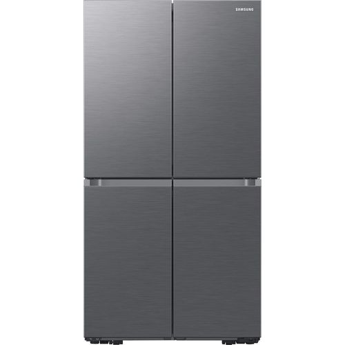 Samsung 4-Türen French Door Kühlschrank mit AI Energy Mode, 649 ℓ, Freistehend, French door, Silber, Berührung, LED, Innen