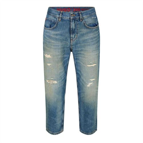 Hugo Heren 340 Slim-fit jeans (Helder Blauw)