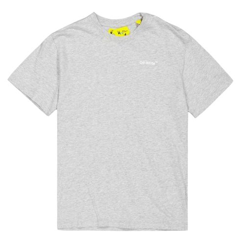 Off White Kinderen/Kinderen Monster Logo T-Shirt (Grijs)