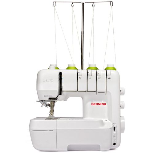 Bernina Coverlock-Nähmaschine L 620 mit Lufteinfädler, FHS, 83 mm Stoffdurchlass