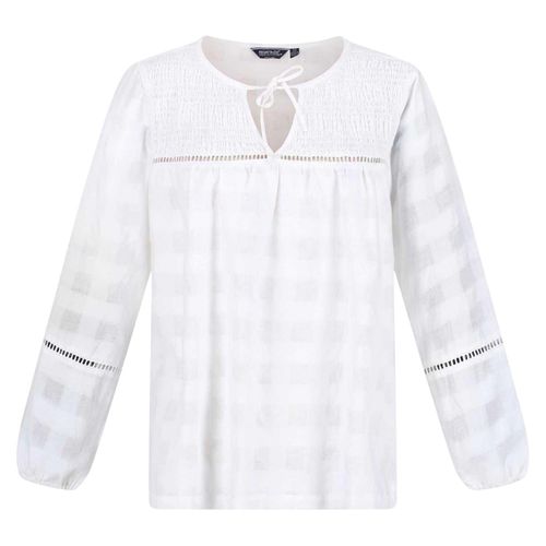 Regatta Calluna-blouse met sleutelgat voor dames (Wit)