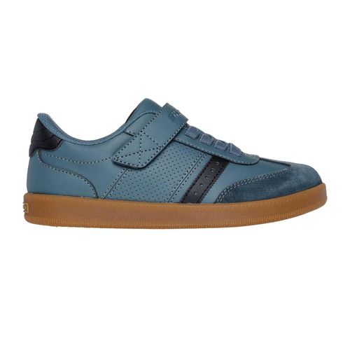Skechers Zinger Street suède sportschoenen voor jongens (Leisteen)