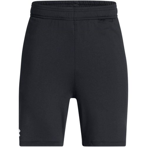Under Armour Jacquard-short met ventilatieopeningen voor kinderen (Zwart/Wit)
